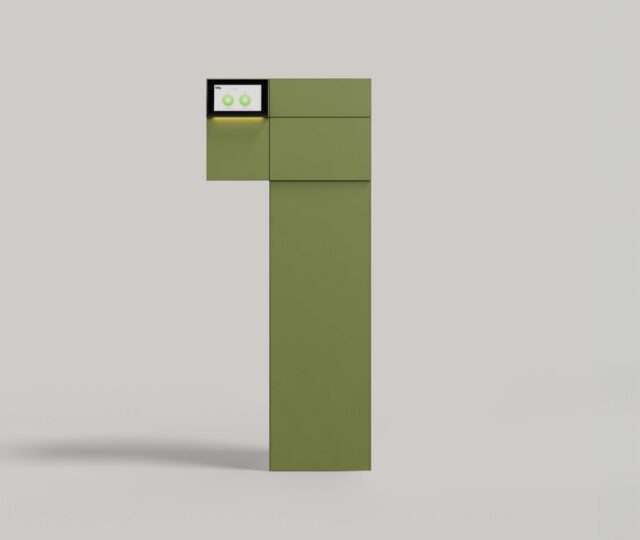 Stand Iria Block - Cargador eléctrico verde